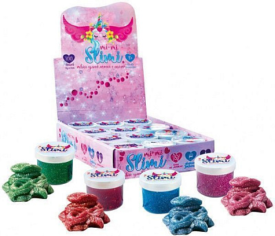 Слайм Strateg Mi-mi Slimi с глиттером в ассортименте 71821
