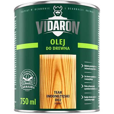 Олія Vidaron D03 тік натуральний 0.75 л