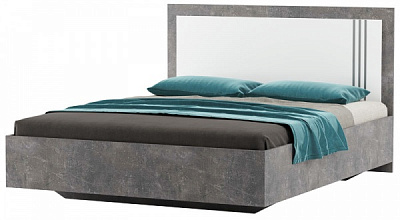 Кровать Світ Меблів 2СП 1.6 Алекса 160x200 см индастриал/белый 