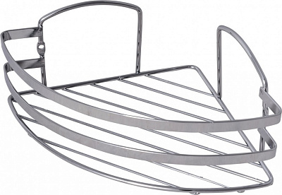 Полка угловая VOLVER 1-ярусная хром 41211