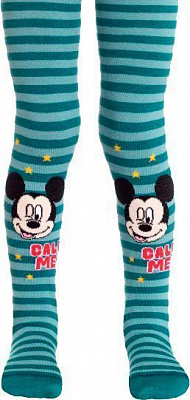 Колготки детские Conte-Kids DISNEY Міккі Маус 17С-130СПМ р.128-134 темно-бирюзовый 