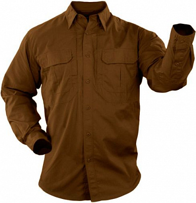 Рубашка 5.11 Tactical Tactical Taclite Pro Long Sleeve Shirt р. XL battle brown 72175