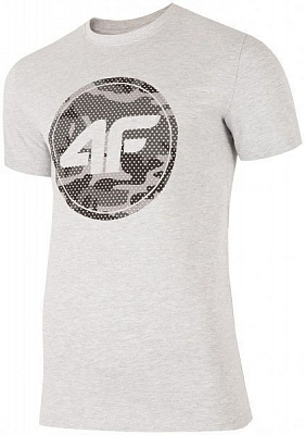 Футболка 4F H4Z19-TSM076-27M L світло-сірий