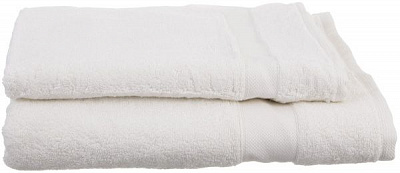 Рушник махровий з бордюром 50x90 см молочний La Nuit