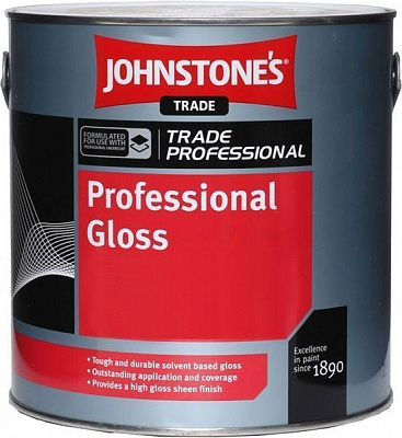 Эмаль Johnstone's алкидная Professional Gloss белый глянец 1л