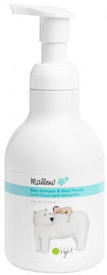 Мус для волосся і тіла дитячий O'right органічний Мальва 650 мл