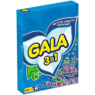 Стиральный порошок Gala Лимонная свежесть 400 г 50725145