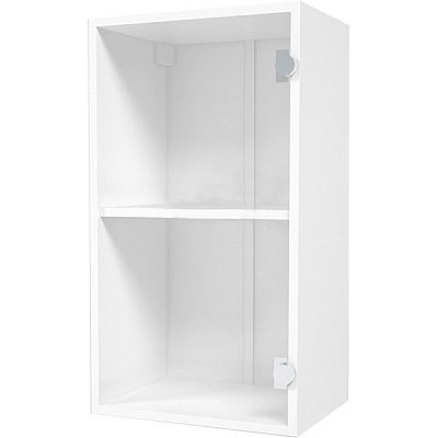 Шкаф верхний распашная 400x720x300 мм белый 