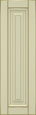 Фасад для кухни Грейд-Плюс Ваниль патинированная золотом №384 920x296 Паюта