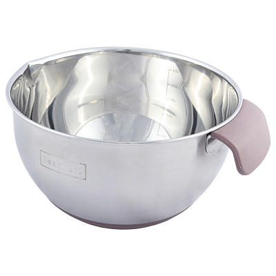 Миска для миксера большая Lessner с силиконовой ручкой 2,6 л