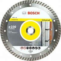 Диск алмазний відрізний Bosch Turbo 230x2,2x22,2 універсальний 2608603252