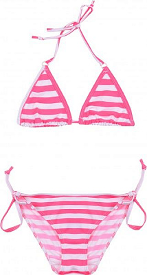 Купальник для девочек Bibo 8001 р.116 розово-белый 