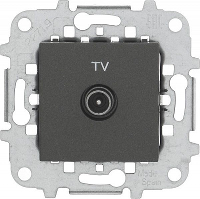 Розетка TV ABB Zenit антрацит N2250.7 AN DIY