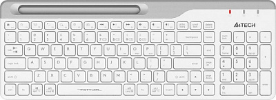 Клавіатура бездротова A4Tech FBK25 Wireless white (FBK25 Wireless White)