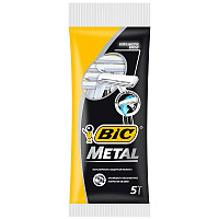 Станки одноразові BIC Metal 5 шт.