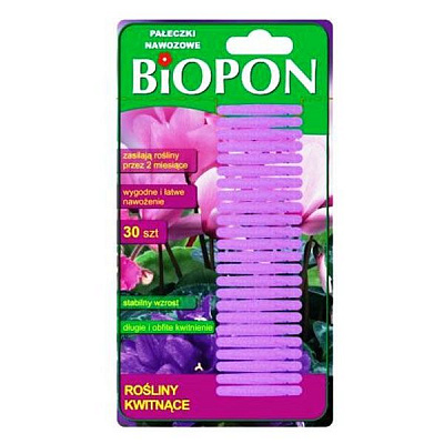 Удобрение-палочки для цветущих растений BIOPON 30 шт