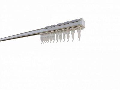 Карниз Karniz plus KS-1 одинарний 150 см білий 1 шт.