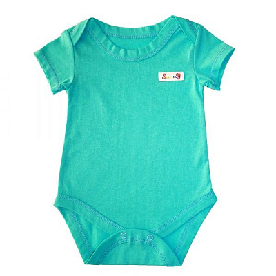 Боди детское Lucky tots р.74 голубой 3Л 