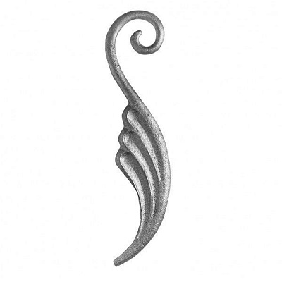 Декоративная вставка Укрітарм Листочек 240х75 мм 4537