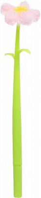 Ручка гелева Квітка рожева