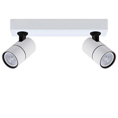 Спот Victoria Lighting 2x50 Вт GU10 білий Chester/PL2 white