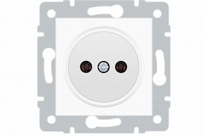 Механизм розетки без заземления HausMark Stelo IP20 белый 501-0288-121B
