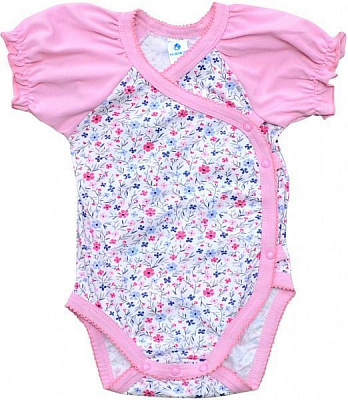 Боді дитяче Minikin з білим р.56 рожевий 203202