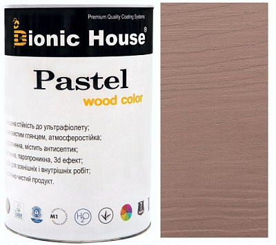Фарба Bionic House покривна Pastel Wood Color Р210 баклажан шовковистий глянець 0,8 л