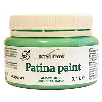 Декоративная краска Ircom Decor Patina paint Азурит 0,1 л