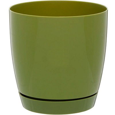 Горщик квітковий Декор-Престиж Тоскана-Кругла 11 0.8 л оливковий