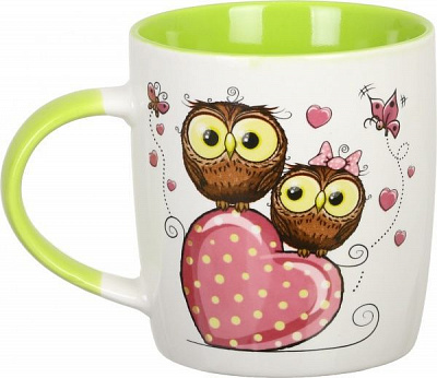 Чашка Pink Heart 320 мл GGP