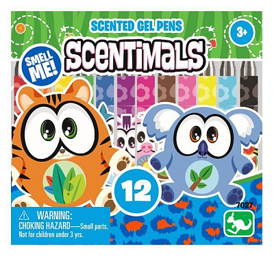 Набір ароматизованих ручок Kangaru Scentimals 12 шт. KN7027