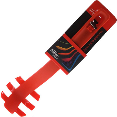 Ложка для спагетті Sacher нейлонова червона