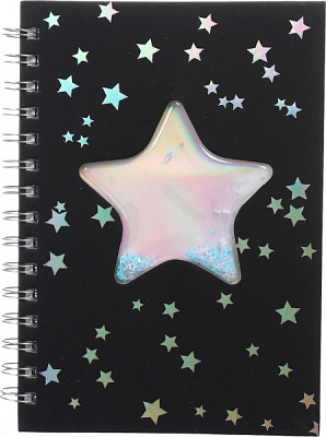 Книга для записей на спирали Звезда 80 листов А5