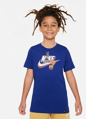Футболка Nike FCB U NK SSL FUTURA TEE FD1115-455 р.S синий