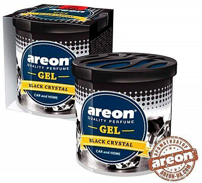 Ароматизатор на панель приладів АРЕОН гель консерва Чорний Кристал