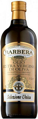 Масло оливковое ТМ БАРБЕРА Extra Virgin Selezione Unica 1 л 