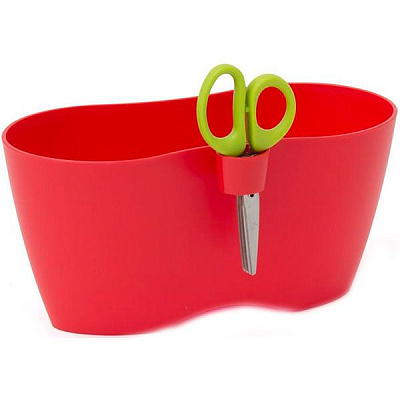 Горщик пластиковий Prosperplast Limes dublo 2,3л кораловий (19508-1788)