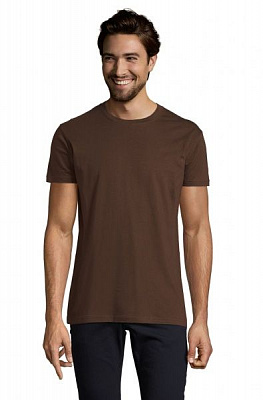 Футболка Sol's р. XL темно-коричневый 