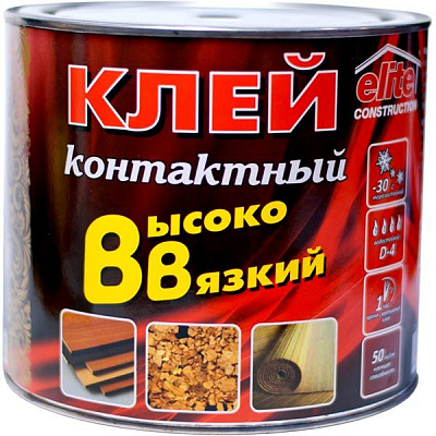 Клей монтажный Elite Construction высоковязкий 2 л