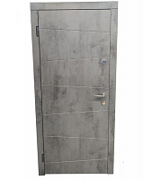 Двері вхідні Fortezza Башта бетон сірий ліві