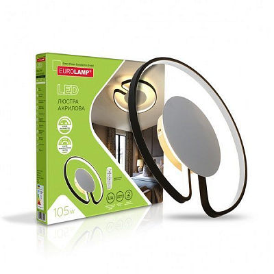 Люстра светодиодная Eurolamp A1 с пультом ДУ 105 Вт коричневый LED-LR-105-A1 