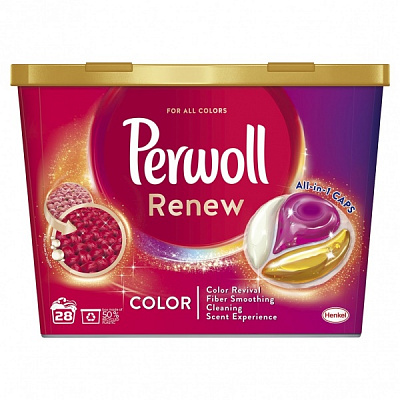 Капсулы для машинной стирки Perwoll Renew Color 28 шт. 