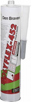 Клей-герметик Den Braven Zwaluw Polyflex 452 300мл серый