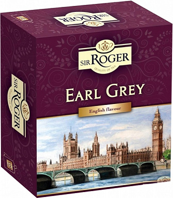 Чай черный Sir Roger Earl Grey 100 шт. 200 г 