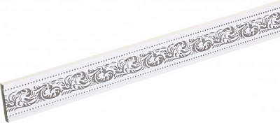 Молдинг Frame Miga 156-114 белый с серебром 2400x50x11мм 