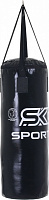 Боксерский мешок SPORTKO 70x35 см 15 кг черный