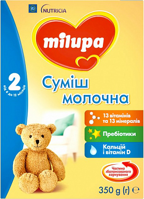 Сухая молочная смесь Milupa 2 350 г 5900852025501
