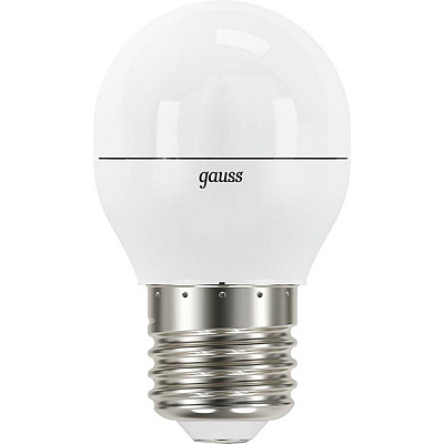 Лампа світлодіодна Gauss LED Black G45 7 Вт E27 2700 K step dim 105102107-S