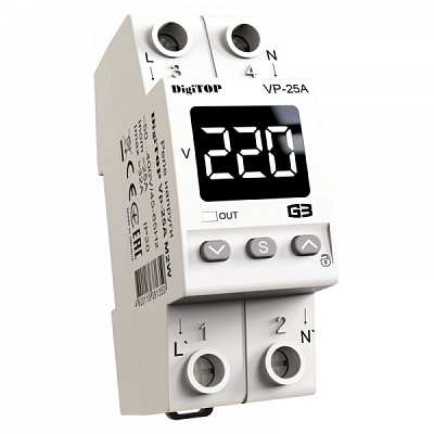 Реле напряжения DigiTOP VP-25A M2W